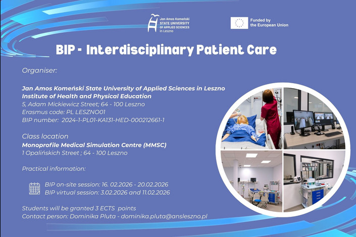 BIP 'Interdisciplinary Patient Care' w ANS Leszno