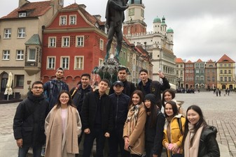 Studenci z Kazachstanu w Poznaniu
