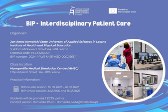 BIP 'Interdisciplinary Patient Care' w ANS Leszno